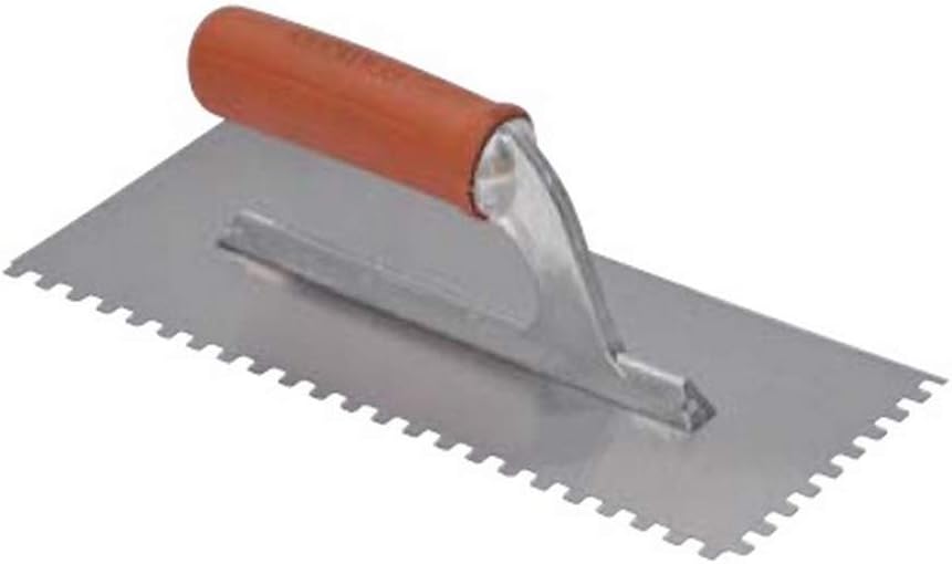 Raimondi - Oblique serrated trowel with rubber handle