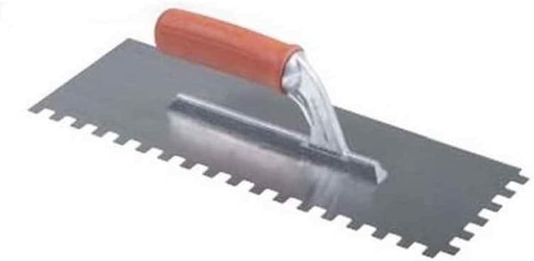 Raimondi - Oblique serrated trowel with rubber handle