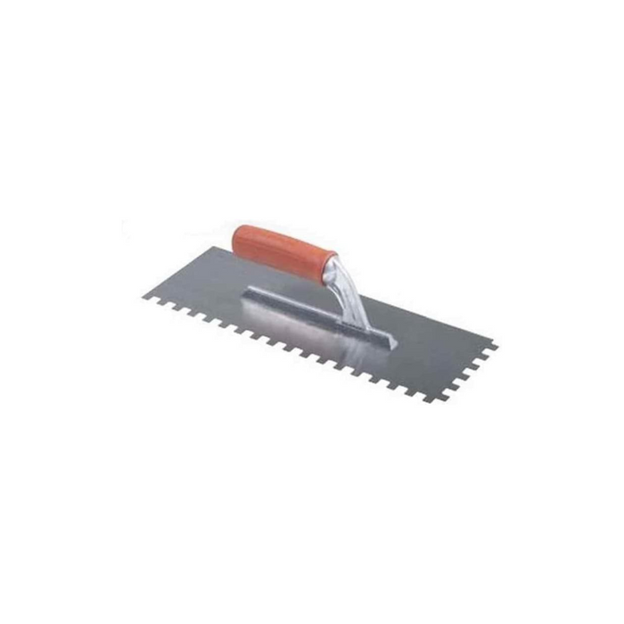 Raimondi - Oblique serrated trowel with rubber handle