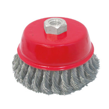 Maurer - Cup brushes with braided stainless steel wires, various sizes