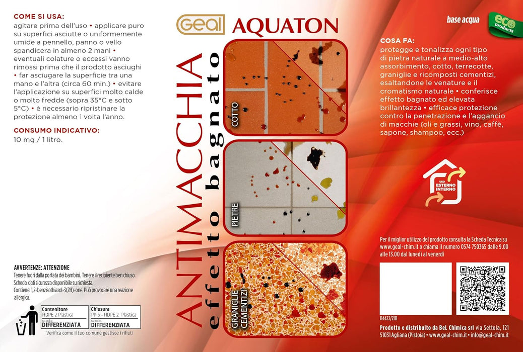 Geal - Aquaton  Lt. 1 Protettivo antimacchia effetto bagnato