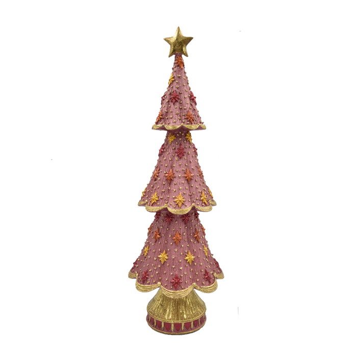 HENRIETTE - Albero di Natale Rosa e Oro