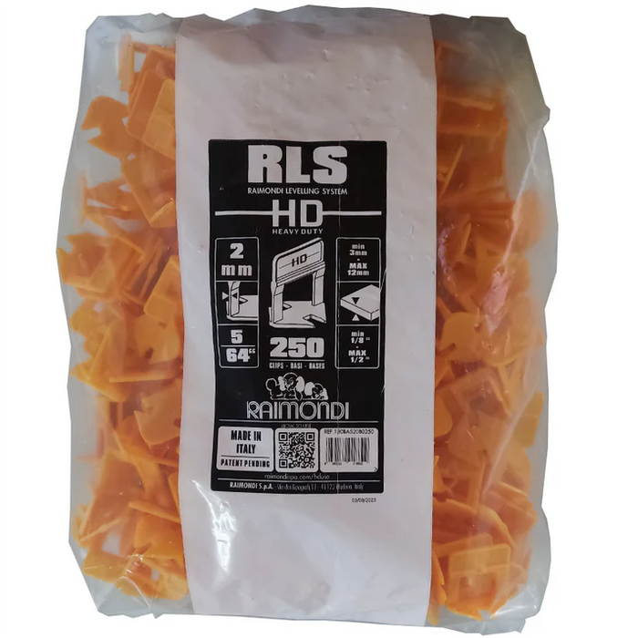 Raimondi - Basi HD per Fuga 2 mm - Confezione da 250 Pezzi