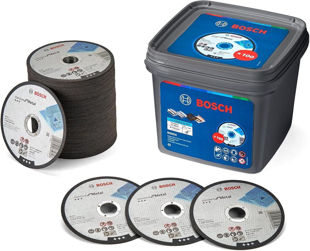 Dapetz® 10 Dischi Da Taglio Ultra Sottili 115 X 1mm - Per Metallo, Acciaio E Inox - 22,2 Mm Foro