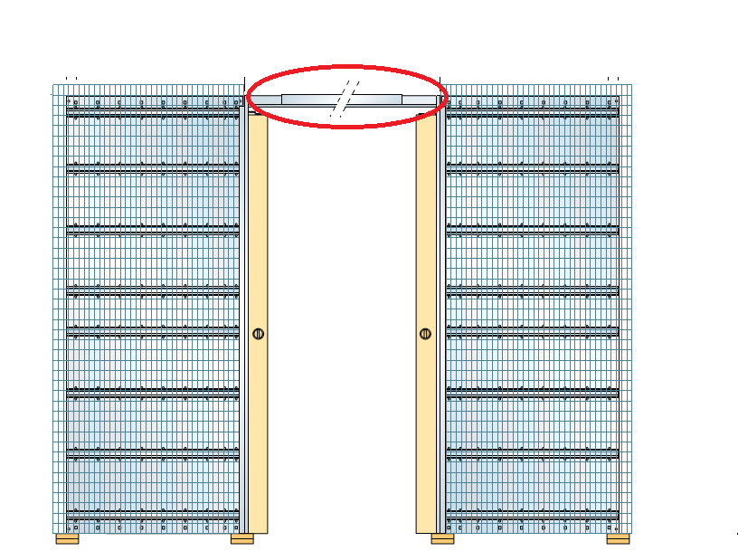 Eclisse - Kit giunzione per controtelai mod.Unico Eclisse cartongesso e intonaco