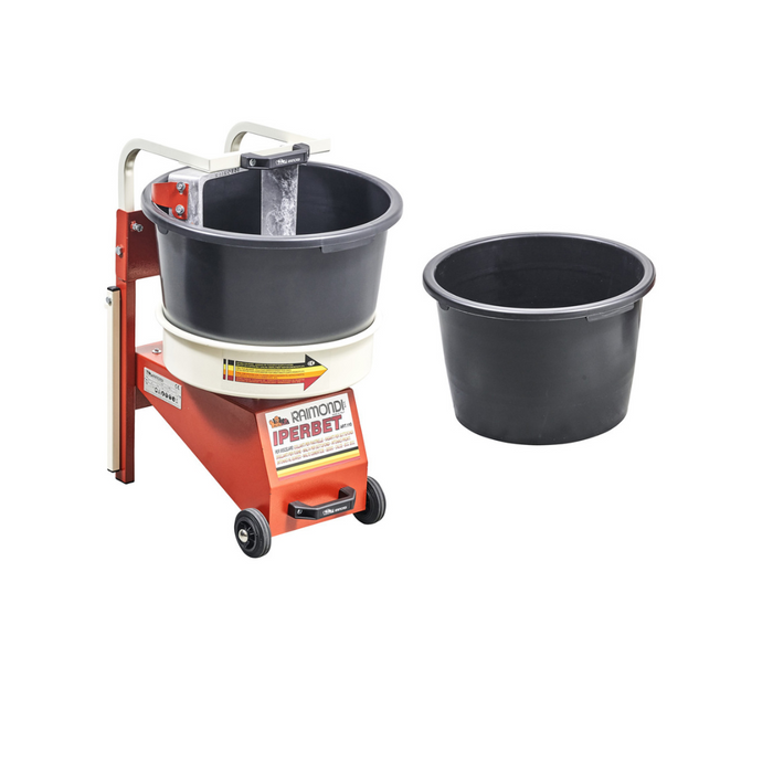Raimondi - Iperbet concrete mixer mixer 2 buckets, 45 l, 230 V, 50/60