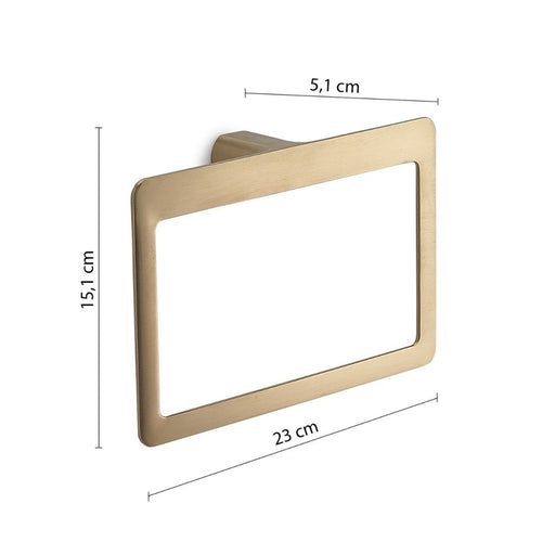 I Necessori - Porta salviette asciugamani ad anello modello Panarea in ottone oro satinato cm 23 per bidet _2093.jpg