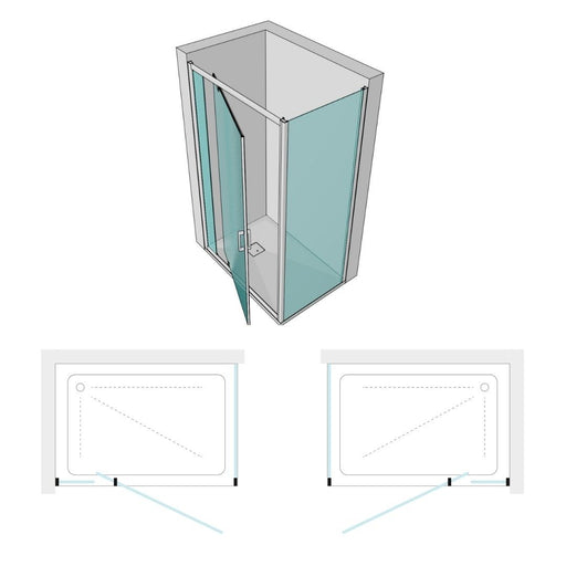 Ix box shower lato fisso per porta battente modello Clivia lfs019t 6 millimetri chrome (non vendibile separatamente dalla porta _1626.jpg