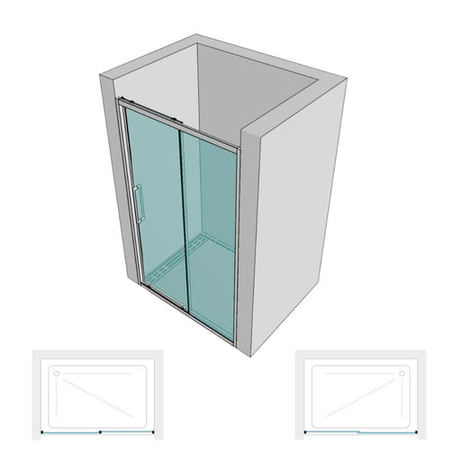 Ix box shower porta doccia scorrevole erika s108bk cristallo 6 millimetri nero (Dimensione 100 cm Regolabile,  CONFEZIONE 1)_1864.jpg