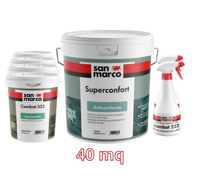 San Marco Kit antimuffa e anticondensa per 40 mq