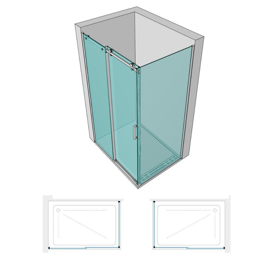 Lato fisso per box doccia per modello Gemma cristallo 8 millimetri profilo chrome lucido _1704.jpg