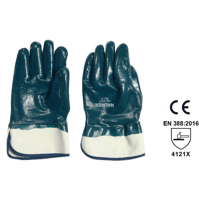 Maurer - Heavy nitrile work gloves Size 10
