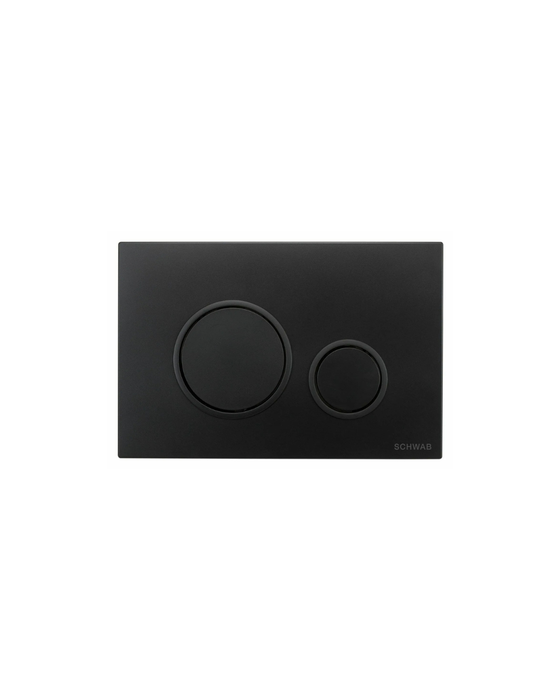 Schwab - Placca di comando Nero opaco mod. Vela