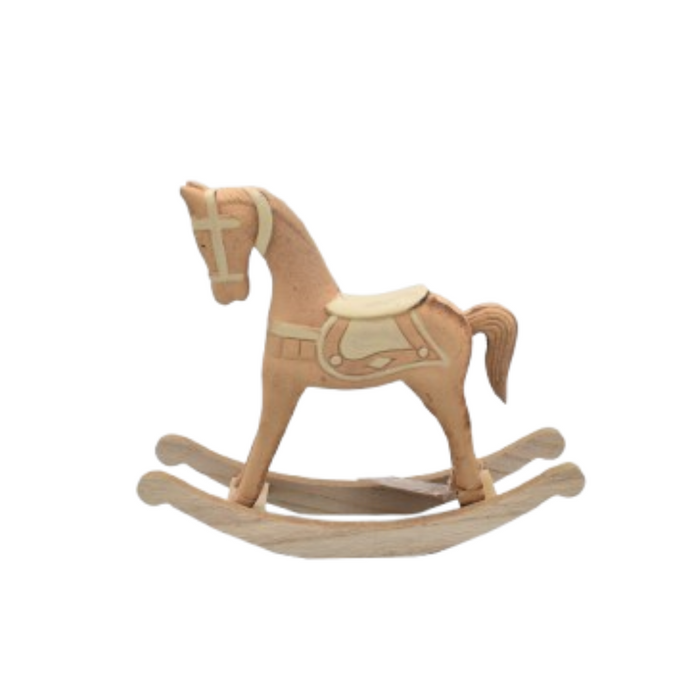 GEV CASA - Cavallo a dondolo decorativo stile rustico