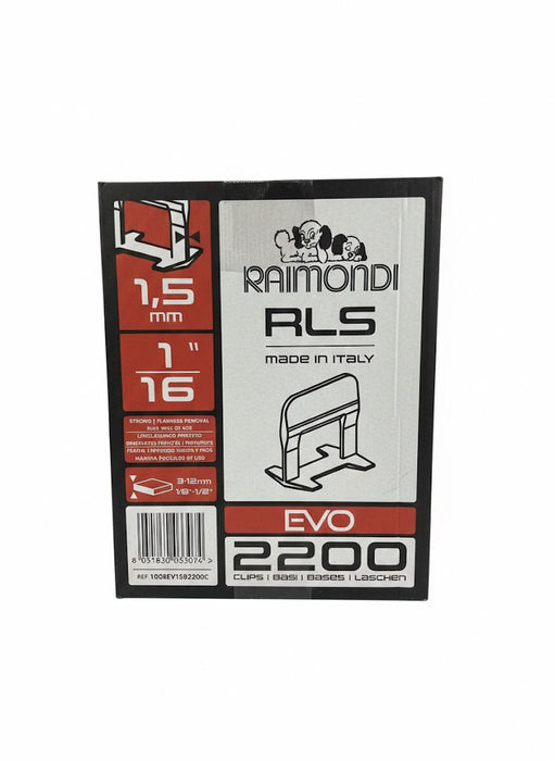 Raimondi - 2200 Nuove Basi Rls Evo per Fuga 1,5 mm e Piastrelle da 3 a 12 mm