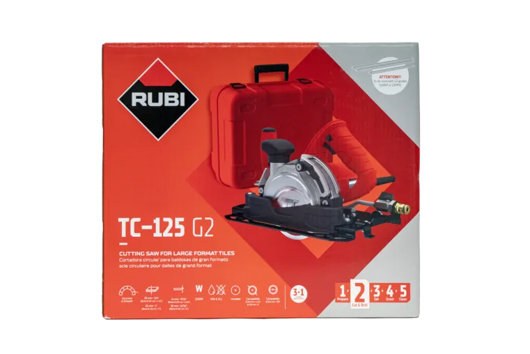 Rubi - Kit segatrice elettrica TC-125 G2 accessorio per Slim Cutter G2