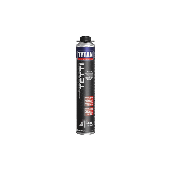 Tytan - TETTI polyurethane foam for gun ml. 750 - carton of 12 pcs. 