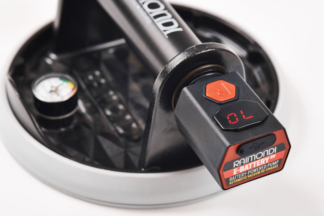 Raimondi - Ventosa vacuum a batteria RV BATTERY+ con valigia - Modello 185WA02VRVBR1
