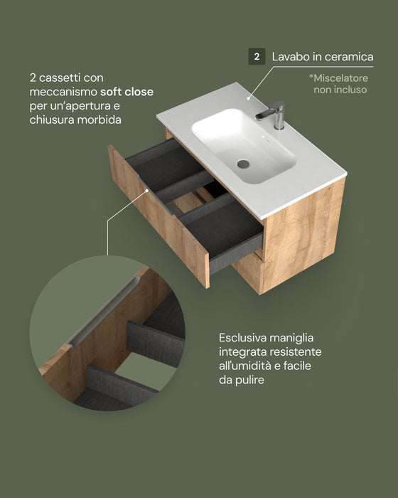 Composizione mobile mod. "Friendly" con specchio