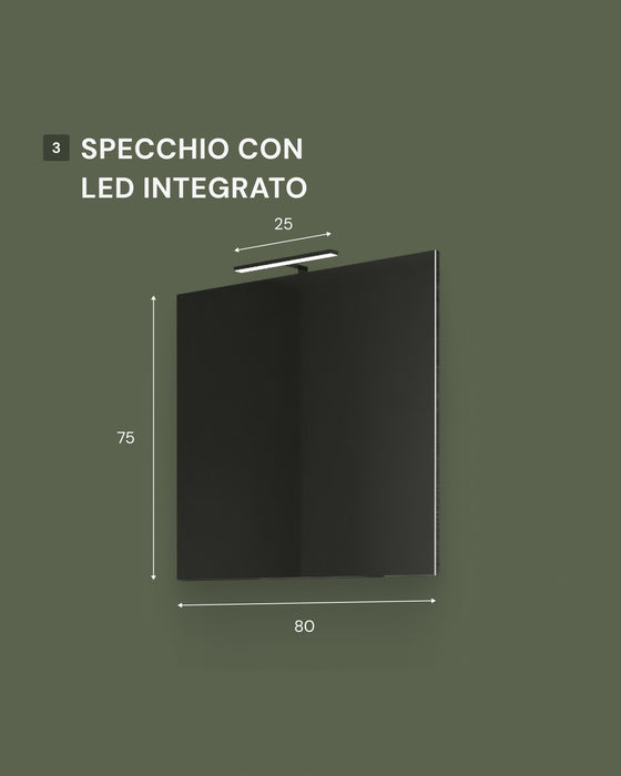 Composizione mobile mod. "Friendly" con specchio