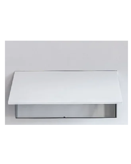 Eclisse - Sportelli filo muro anta singola a 4 lati Syntesis Areo intonaco/cartongesso a ribalta verso l'alto