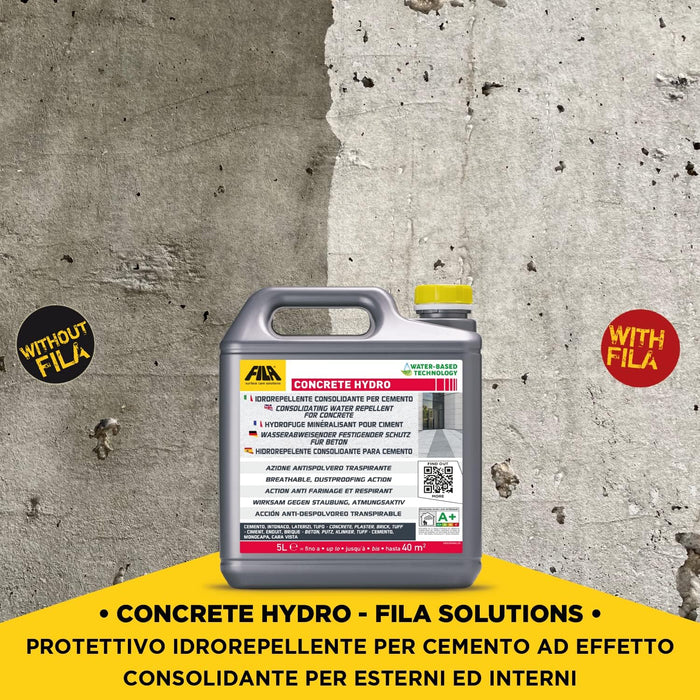 Fila - Concrete Hydro idrorepellente consolidante all'acqua lt. 5