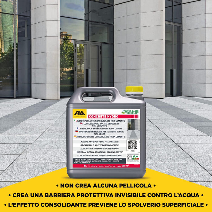 Fila - Concrete Hydro idrorepellente consolidante all'acqua lt. 5