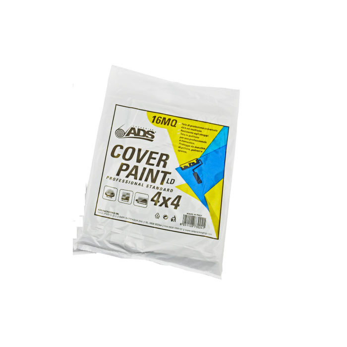 Telo copritutto trasparente 4x4 gr. 180