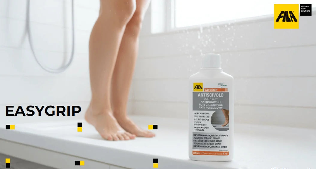 Fila - Easygrip ml. 500 trattamento antiscivolo fai da te per gres, ceramica, granito