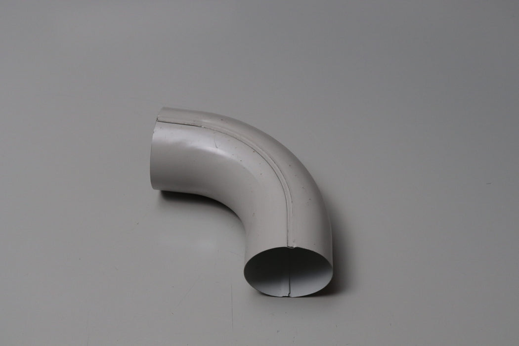 Artigian Giovanni Russo - Gomito pluviale lamiera bianco grigio fig. 3 (curva chiusa) d.80