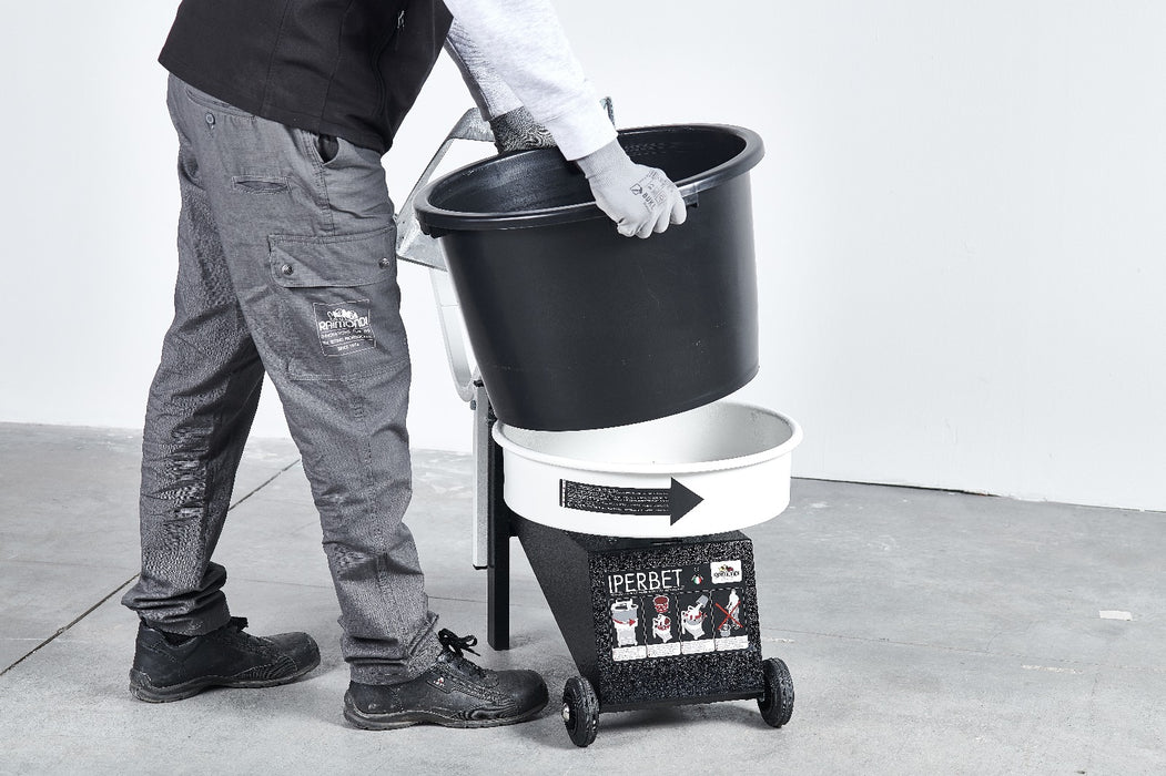 Raimondi - Iperbet concrete mixer mixer 2 buckets, 45 l, 230 V, 50/60