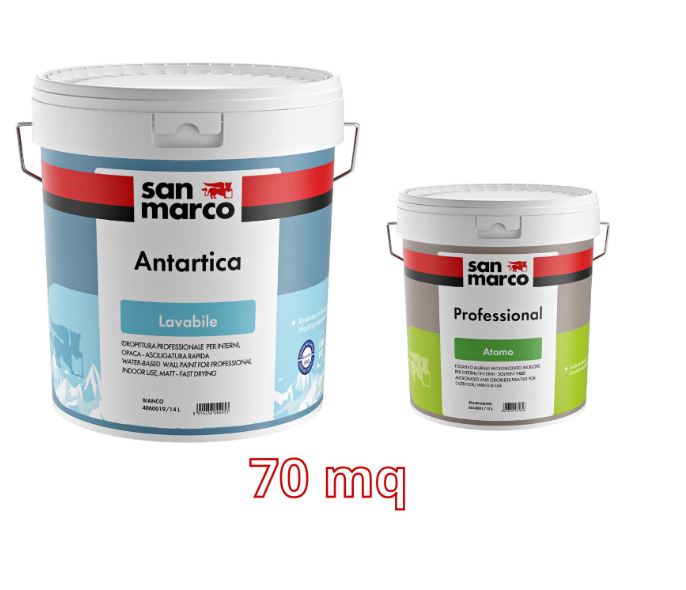 San Marco - Antartica Washable water-based paint, White