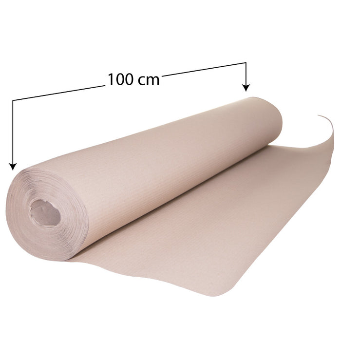 Icover - Cartone ondulato per pavimenti h 100 x 50 yard (45 mt)