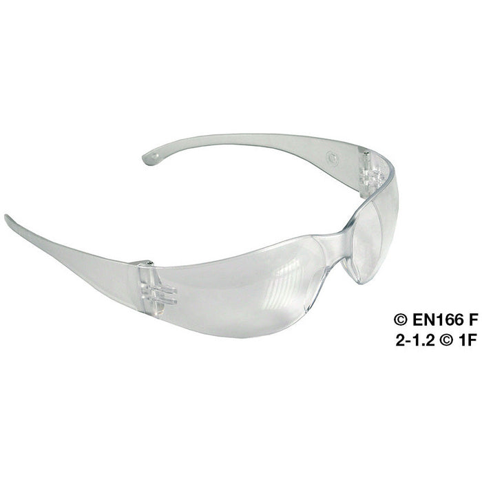 Maurer - Occhiali protettivi con lenti neutre in policarbonato antigraffio.