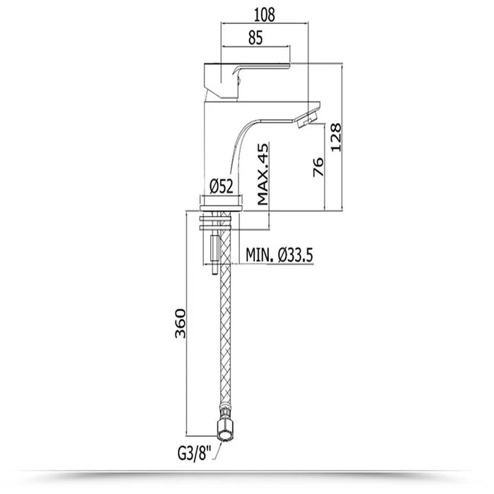 Paffoni - Set Miscelatori Lavabo e Bidet cromati monocomando serie Blu