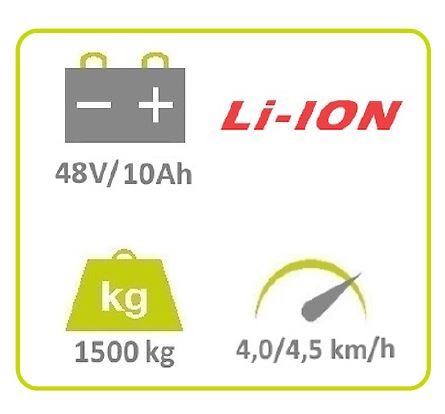 Pramac - Transpallet Elettrico a Batteria Lifter EY 20 L Portata. 2000 kg