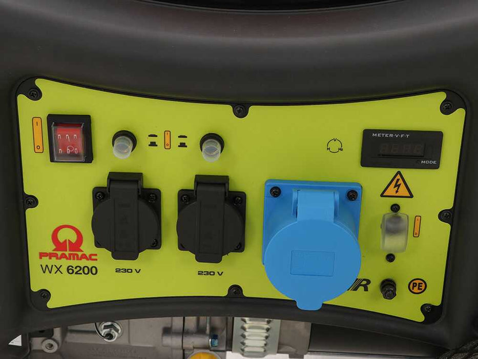 Pramac - Generatore di corrente portatile WX6200 Monofase ad avviamento manuale