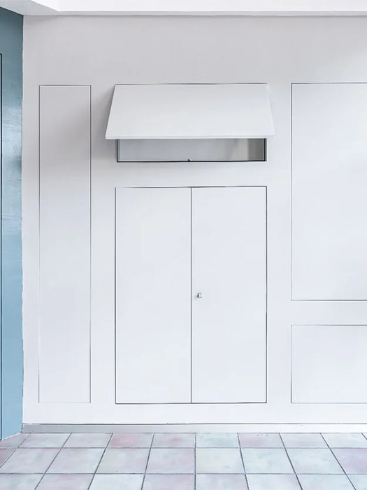 Eclisse - Sportelli filo muro anta singola a 4 lati Syntesis Areo intonaco/cartongesso a ribalta verso l'alto