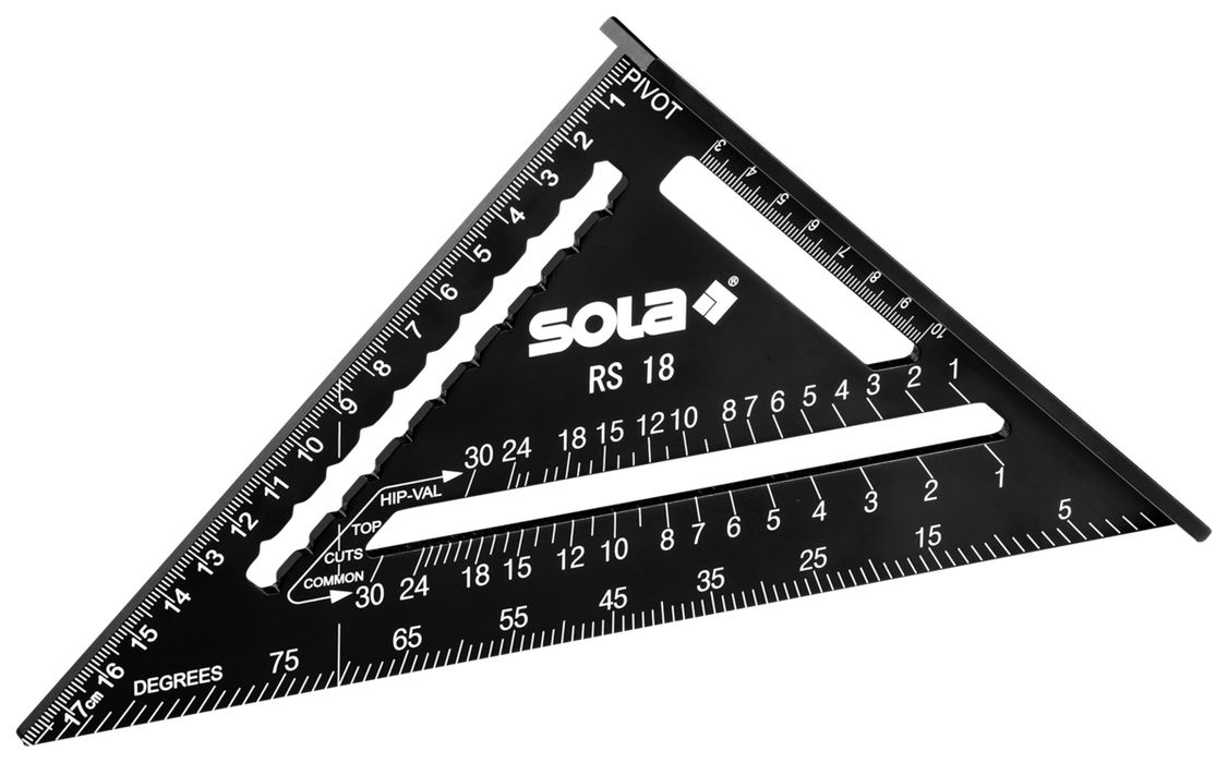 Sola - Squadre per carpentieri RS 18 (18 cm) & RS 30 (30 cm)