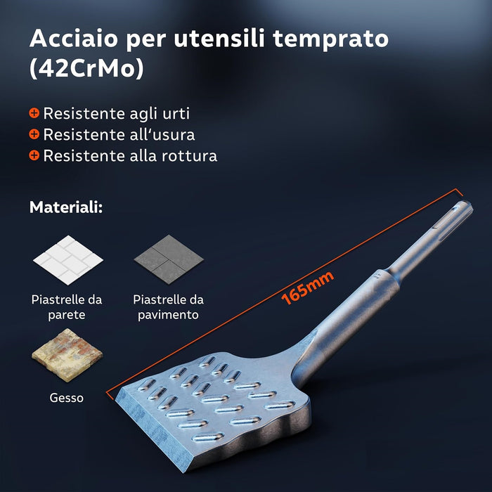 Hikoki - Punta scalpello con attacco SDS Plus 165mm x 75mm