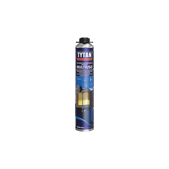 Tytan - Universal multipurpose polyurethane foam for pistols 750 ml - Sold per carton of 12 pcs. 