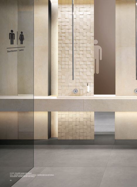 Italgraniti - Pavimento/rivestimento gres porcellanato Spatula Polvere naturale 80x180 rettificato