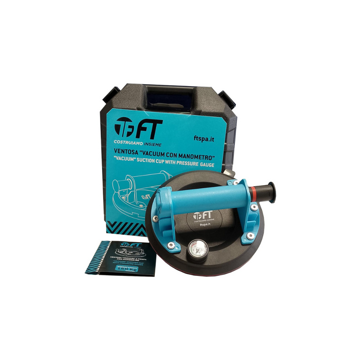 FT SPA - Ventosa vacuum a pompa con manometro cod.11934
