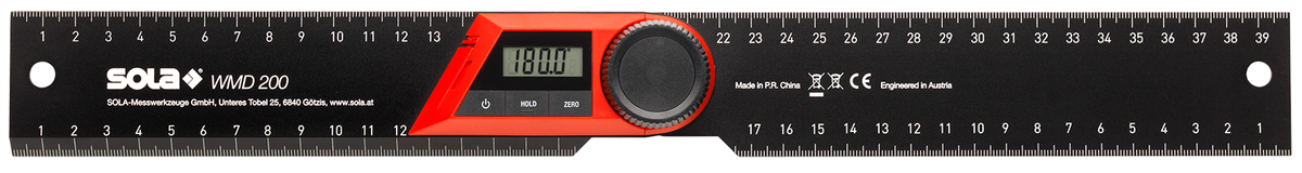 Sola - Goniometro digitale Rapportatore elettronico cm. 20 WMD 200