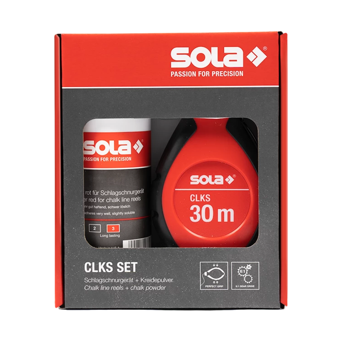 Sola - Tracciatore + polvere rossa CLKS SET R o B (30 mt.)