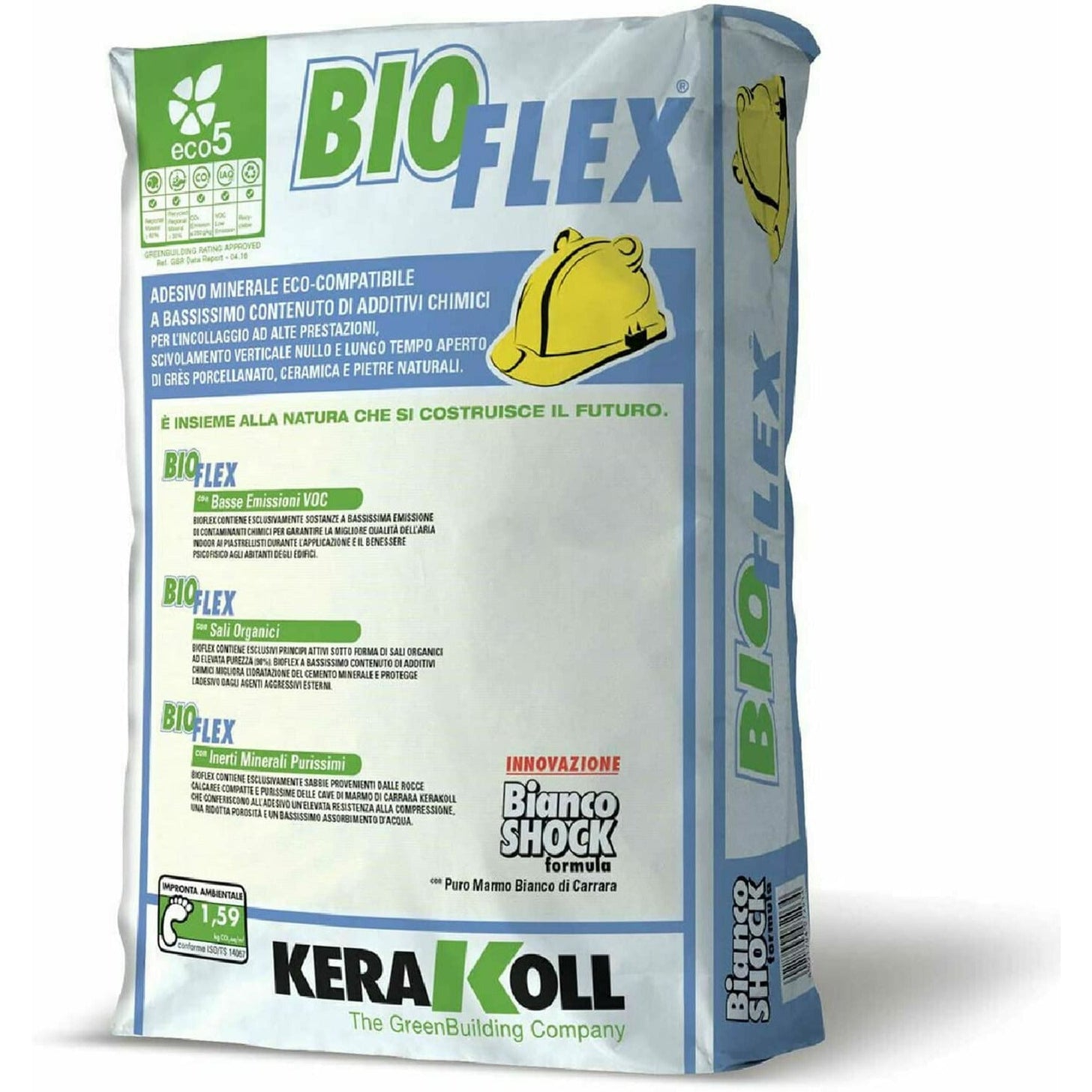 Kerakoll - White Bioflex Adhesive Kg. 25 (Ex Biofix) — Archimedil