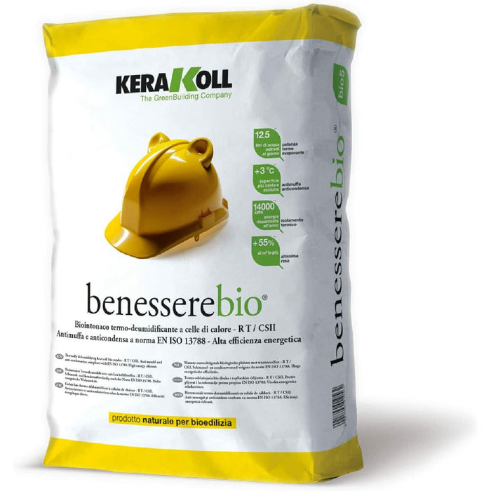 Kerakoll - BenessereBio termo-deumidificante per bioedilizia Kg. 18
