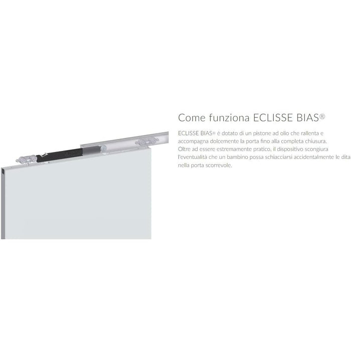 - Eclisse - Ammortizzatore integrato in sola chiusura BIAS per porte a scomparsa Eclisse - Controtelai e accessori Eclisse