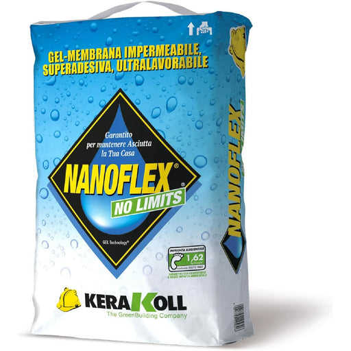 Gel membrana impermeabilizzante 20Kg - Nanoflex No Limits Kerakoll - Impermeabilizzanti cementizi