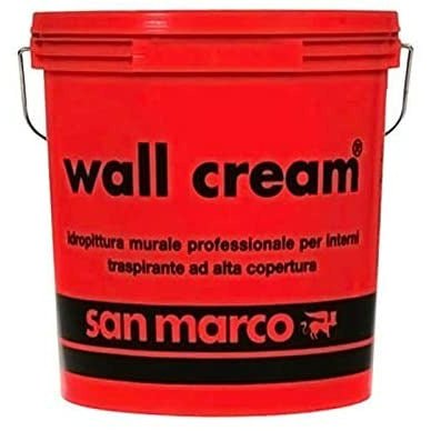 San Marco WALL CREAM Pittura traspirante per interni alta copertura, colore: Bianco, size: 14 lt - Pitture traspiranti